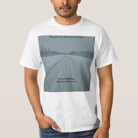 Icy weg t-shirt (Voorkant)