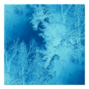 Icy Winter. Perfect Poster