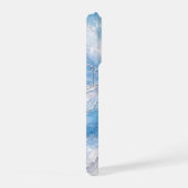 Icy Winter Wonderland Marble with Silver Veining (Côté droit)