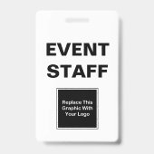 ID 2 Image Design Badge Event Staff ID (Achterkant)