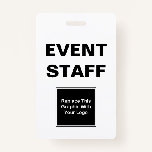 ID 2 Image Design Badge Event Staff ID (Voorkant)