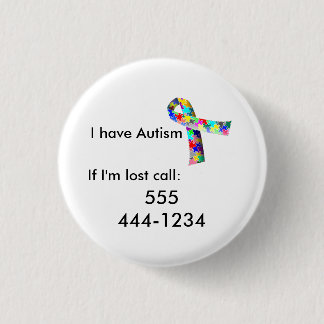 ID Autism Child Ronde Button 3,2 Cm