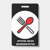 ID-badge Badge (Achterkant)