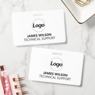 ID Badge Card | Business Employee Staff Logo