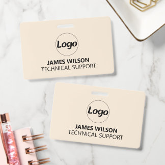 ID Badge Card | Business Employee Staff Logo