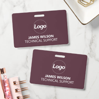 ID Badge Card | Business Employee Staff Logo