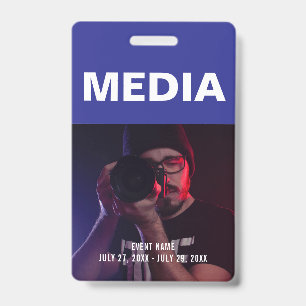 ID-badge Mediatoegangspas Badge