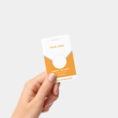 ID Badge simple logo Modèle photo employé (À main)