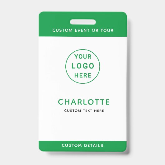 ID Badge Sjabloon Kinderen School Trip Muziek Tour (Voorzijde)