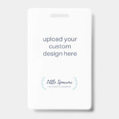 ID Badge - Téléchargez votre propre conception ver (Arrière)