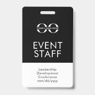 ID-badge voor evenementpersoneel Badge