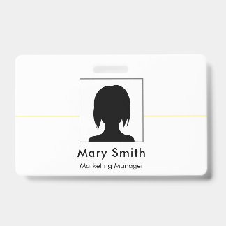 ID Badgekaart Bedrijfs Werknemer Personeel Logo & Badge