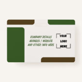 ID Card Badge | Minimal Business Employee Photo (Dos)