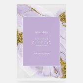 ID d'accueil Abstrait Lux Ink Lavender990 (Recto)