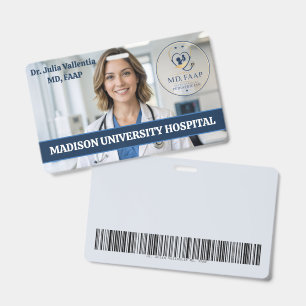 ID de badge de Docteur en Médecine Pédiatrique 