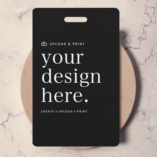 ID de badge de votre conception téléchargé