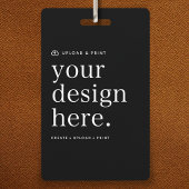 ID de badge de votre conception téléchargé