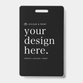 ID de badge Votre design Télécharger (Avant)