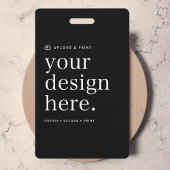 ID de badge Votre design Télécharger