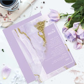 ID de menu Abstrait Lavande d'encre Lux990