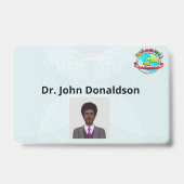 ID d'entreprise et badge de nom (Dos)