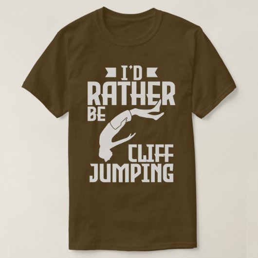 ID eerder Cliff Jumping Cliff Jumping T-shirt (Design voorkant)