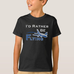 ID eerder vliegend vliegtuig T-shirt