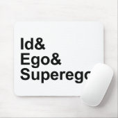 ID Ego Superego | Drie delen van de Psyche Muismat (Met muis)
