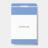 ID Foto QR CODE logo werknemer Badge (Back)