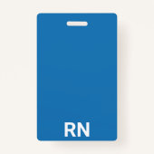 ID geregistreerde Zuster RN werknemer Badge (Achterkant)