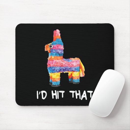 ID hit dat Pinata Shirt Mannen Vrouwen Kinder Cinc Muismat (Met muis)