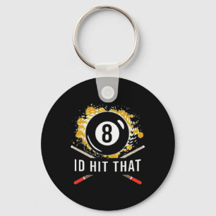 ID hit that - 8-ball pool biljart leuk Sleutelhanger
