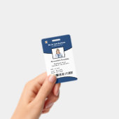 ID Identificatiekaart Bar Code Foto Werknemer Badge (Handheld)