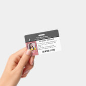 ID Identificatiekaart Bar Code Student School Badge (Handheld)