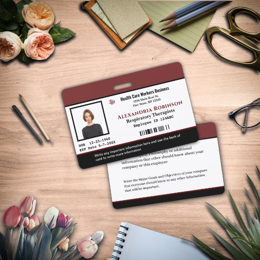 ID-identificatiekaart werknemer Business Custom Badge