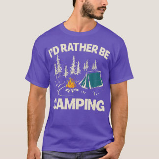 ID in plaats van Camping Design Funny Camping Love T-shirt