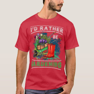 ID in plaats van Gardening Gardener Gift T-shirt