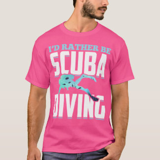 ID in plaats van scuba-duving T-shirt