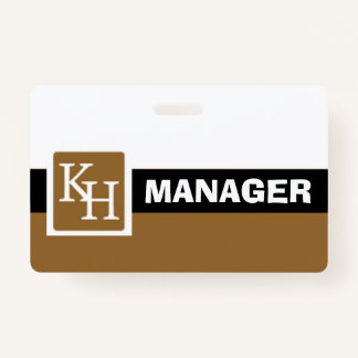 ID-kaart van manager Badge