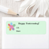 ID-label voor postkruising van bloem Etiket (Insitu)