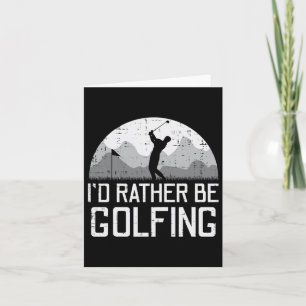 Id liever golfen golfer golfspeler vader Mannen wo Kaart