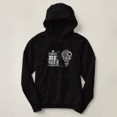 ID liever machine learning computerwetenschap Pro Hoodie (Design voorkant)