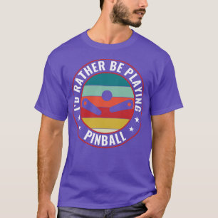 ID liever spelen flipperkast machines retro arcade T-shirt