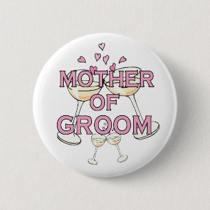 ID Moeder van de bruidegom Ronde Button 5,7 Cm