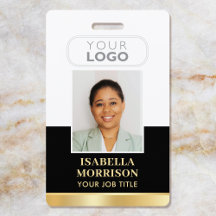 ID Naam Werknemer Bedrijfslogo Zwart Goud Zakelijk