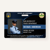 ID politieagent Badge (Voorkant)