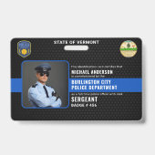 ID politieagent Badge (Voorzijde)