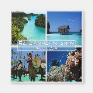 ID Raja Ampat Islands - Penabuh Suling Tambur - Magneet