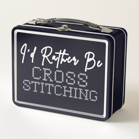 I'd Rather Be Cross Stitching - Cross Stitcher (Voorkant)