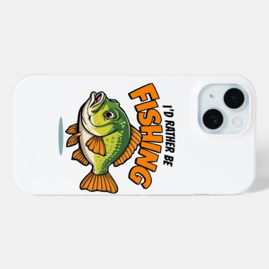 I'd Rather Be Fishing   Case-Mate iPhone Case (Achterkant (horizontaal))
